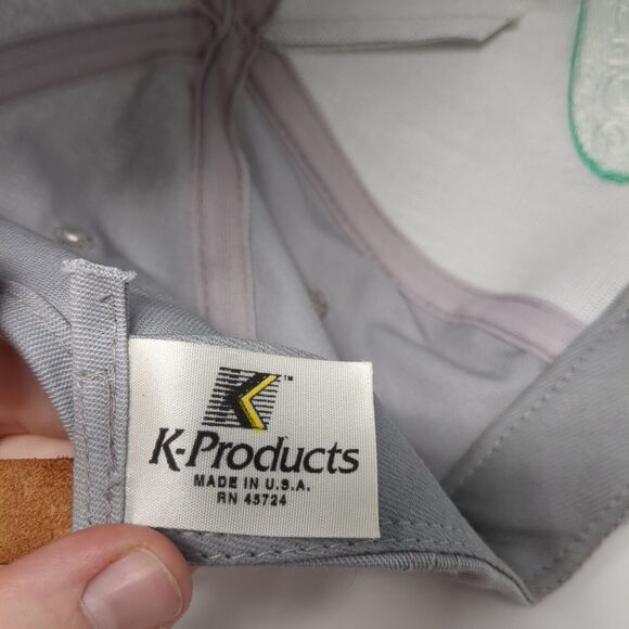 Hilleshog Novartis Seed Inc. Slideback Rope Hat Gray OSFA K-Products - Picture 9 of 9